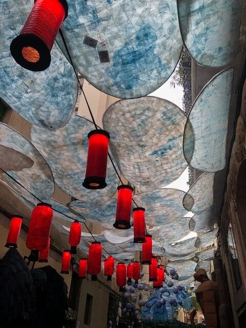 Festa Major de Gràcia 2025 Spirited Away lantern street decoration