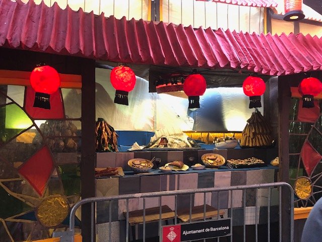 Festa Major de Gràcia 2025 Yubaba bathhouse decoration from Spirited Away