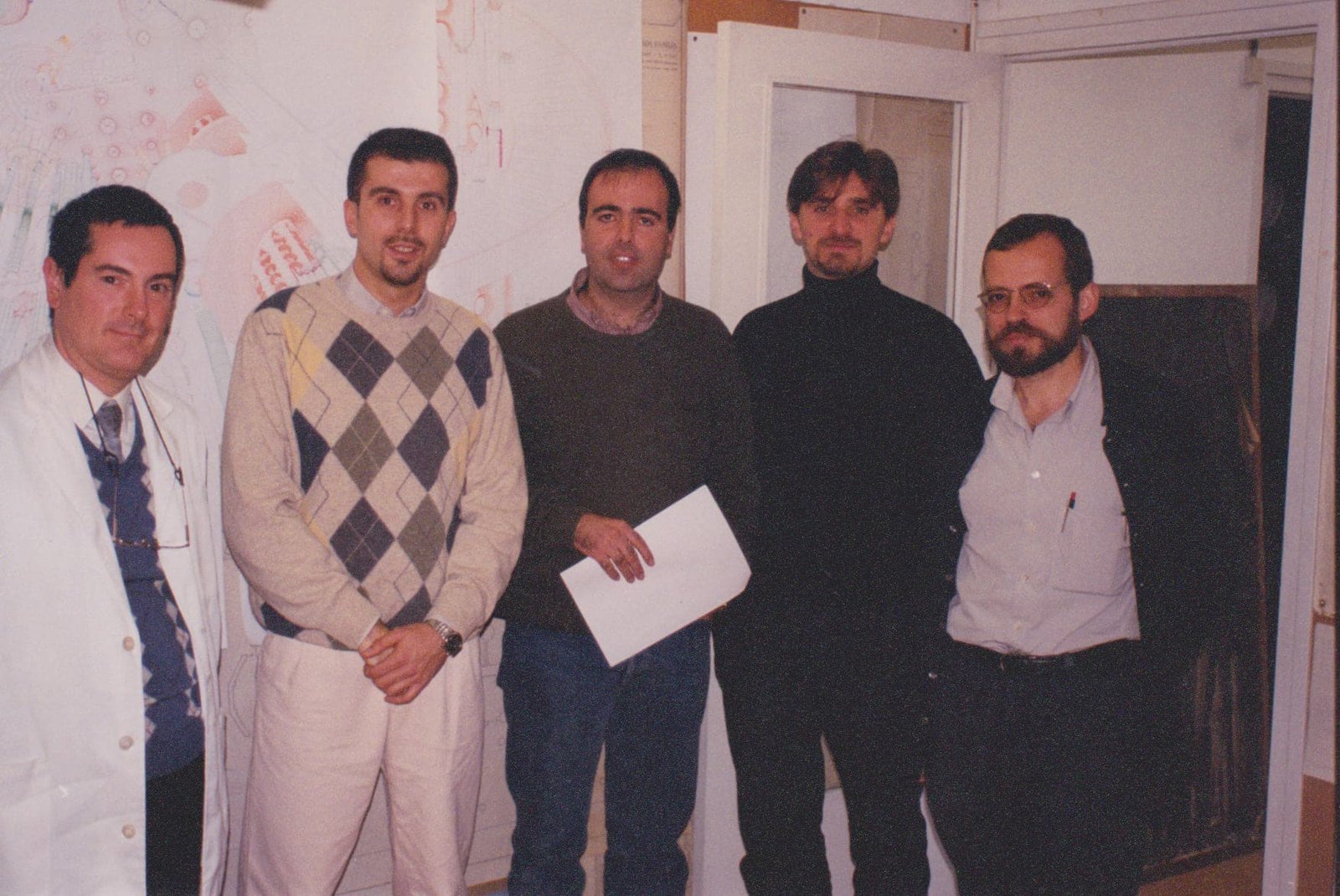 Javier Inside Sagrada Familia with Architectural Team, 1999 Javier with architects, including Jordi Faulí, inside the Sagrada Familia in 1999